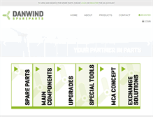 Tablet Screenshot of danwindspareparts.com